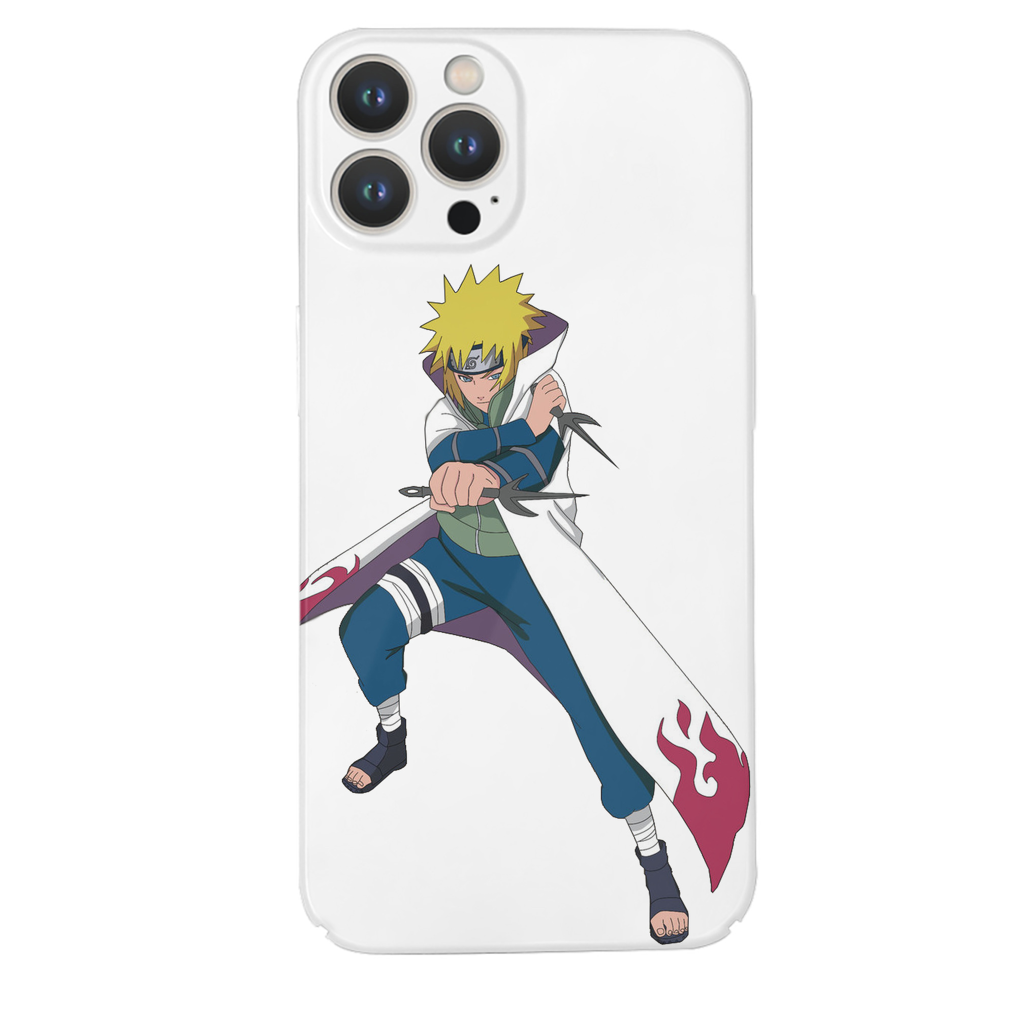 （画像用） NARUTO -ナルト- 波風 ミナト Namikaze Minato 【iPhone 14シリーズ対応】ハードケース
